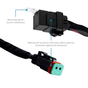 Ford Bronco Light Pods - Ditch - Borne Off-Road - 3x3 Spot Beam, 4-Piece - `21-`27